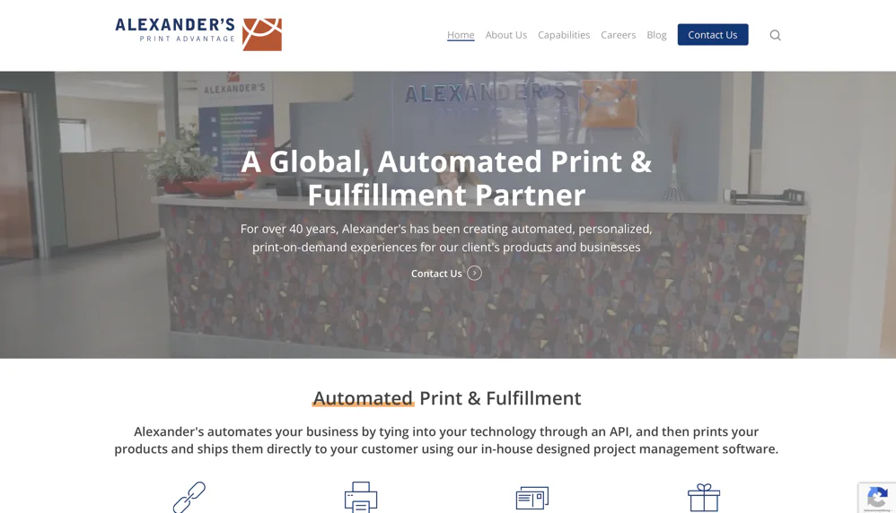 Alexanders Print Advantage logo