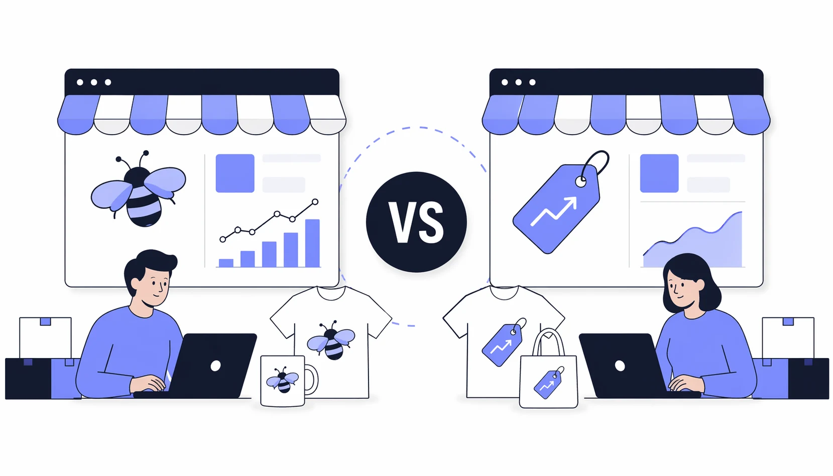 EverBee vs eRank for Print-on-Demand Sellers