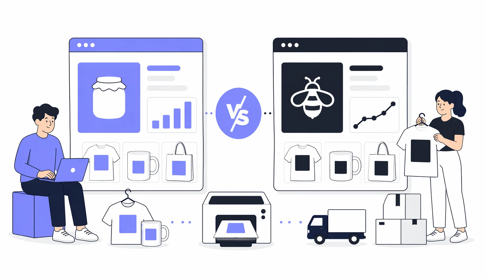 Marmalead vs EverBee for Print-on-Demand Sellers
