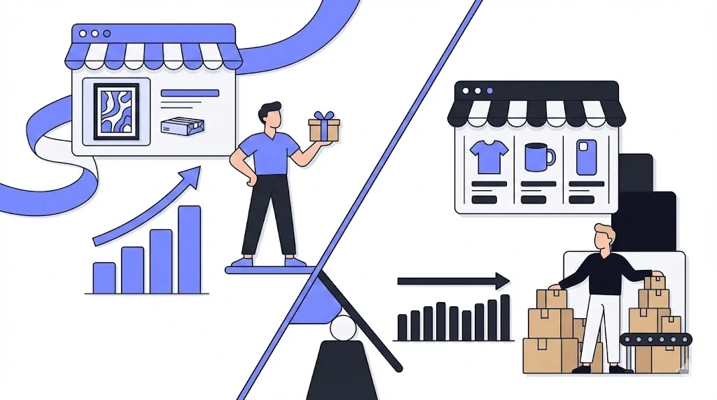 Premium vs Standard Print on Demand: When High-Ticket Products Actually Make Sense
