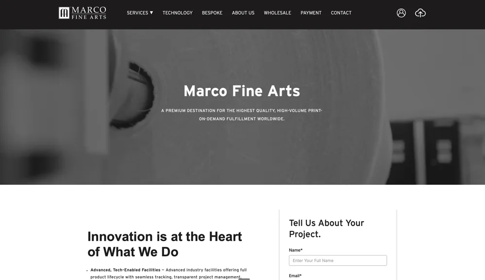 Marco Fine Arts logo