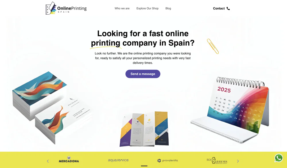 Online Printing Spain logo