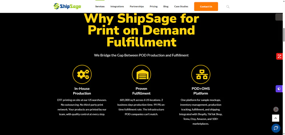 ShipSage website preview