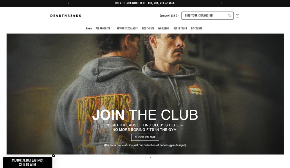 Dead Threads Apparel thumbnail