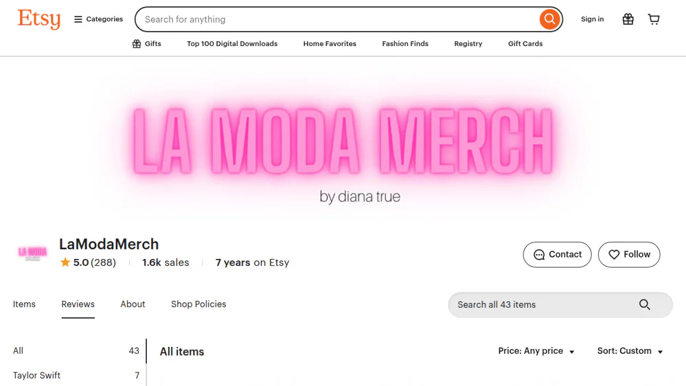 La Moda Merch thumbnail